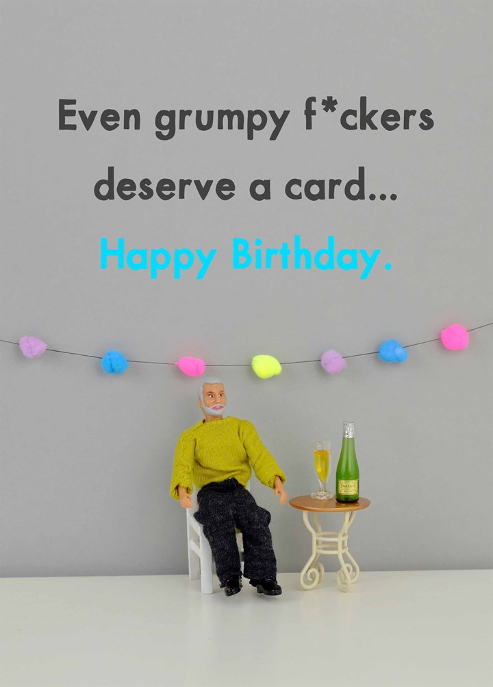 Grumpy Fuckers Card