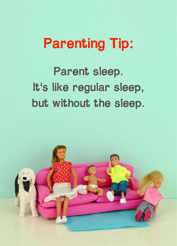 Parent Sleep Card