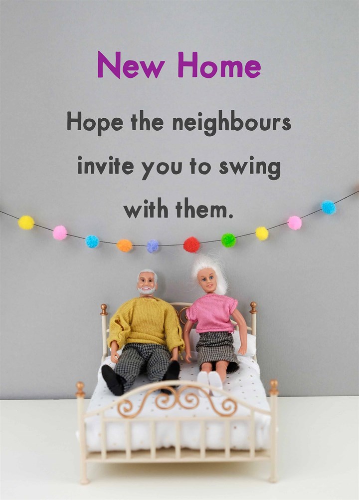 Swinging Neighbours Card