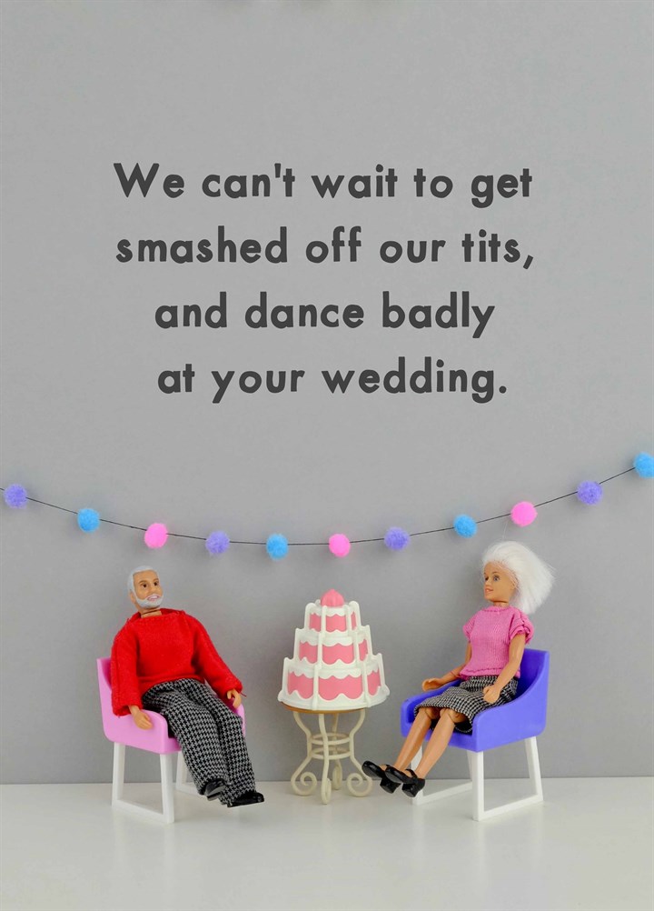 Bad Wedding Dance Card
