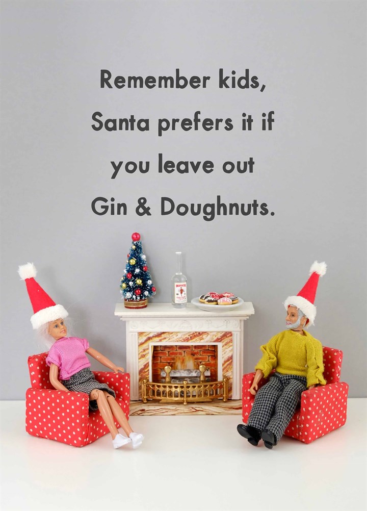 Gin And Doughnuts Card