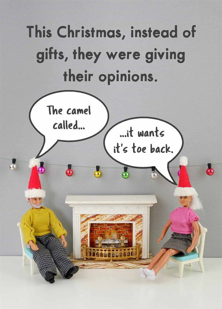 Christmas Opinions Card