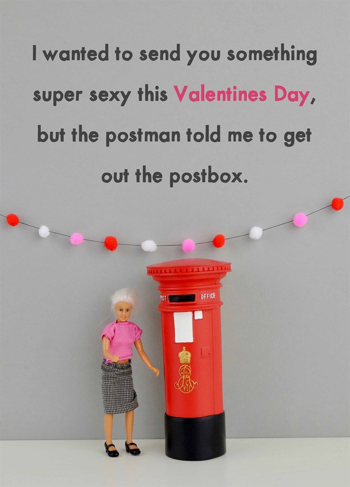 Get Out Of The Postbox Card