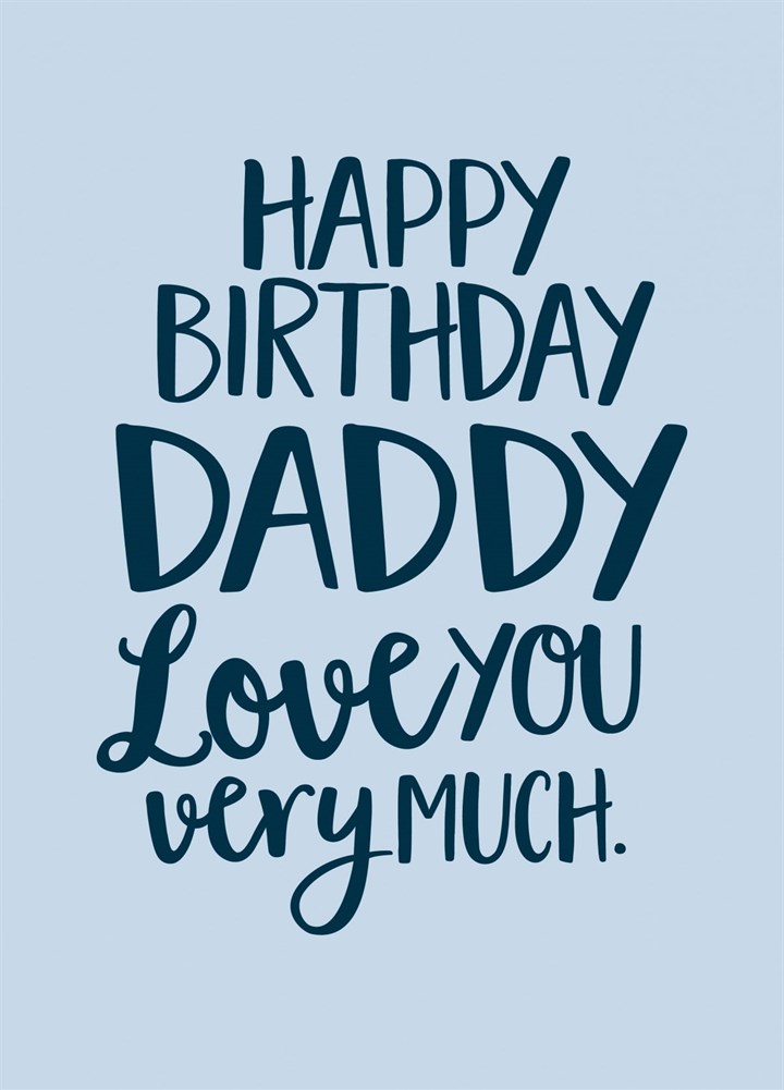 Birthday Daddy Card