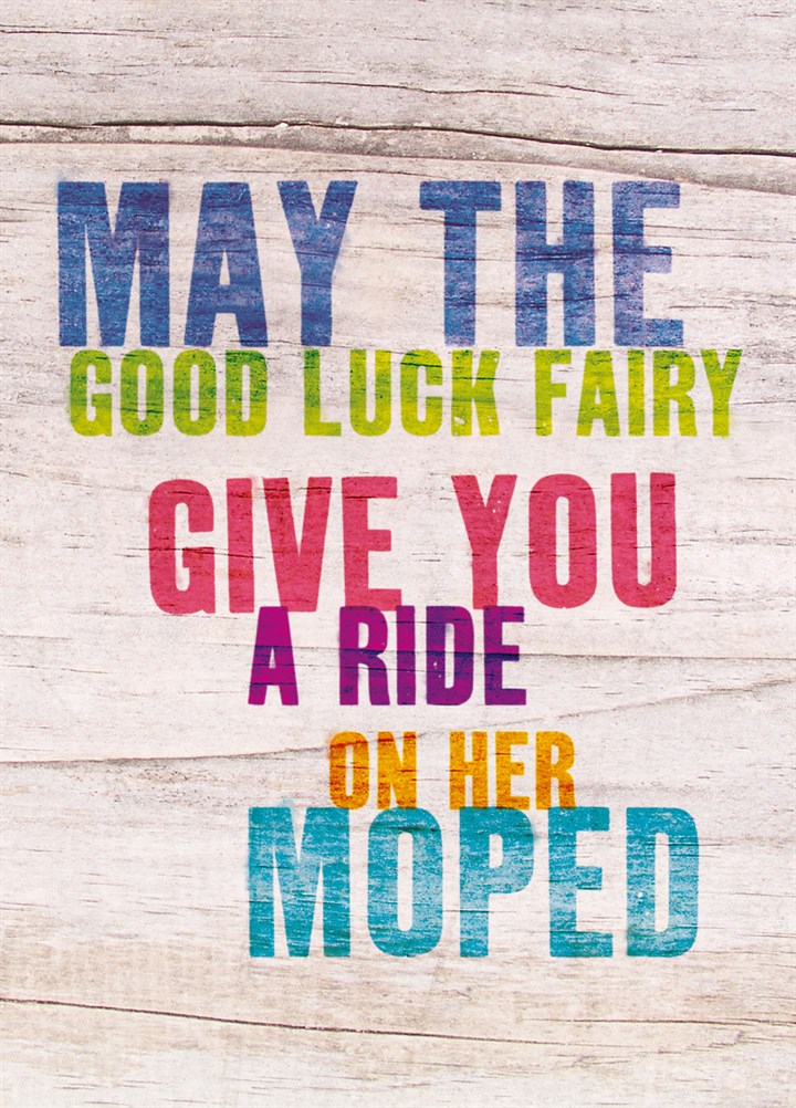 Good Luck Fairy Card