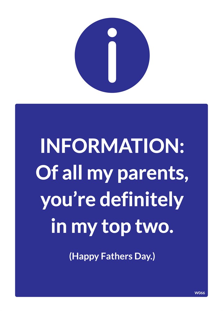 Top Two Parents Card