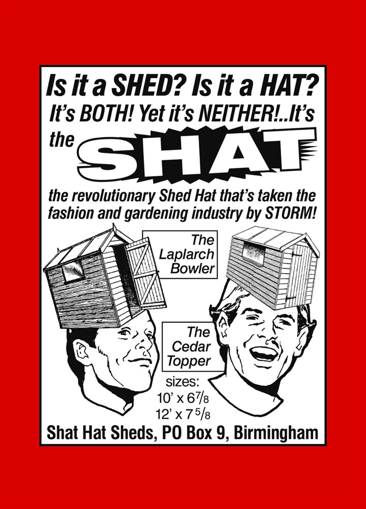 Is It A Shed? Is It A Hat? Card