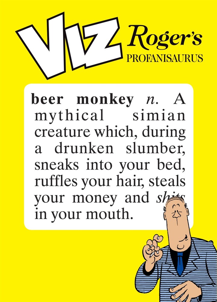 Beer Monkey Card