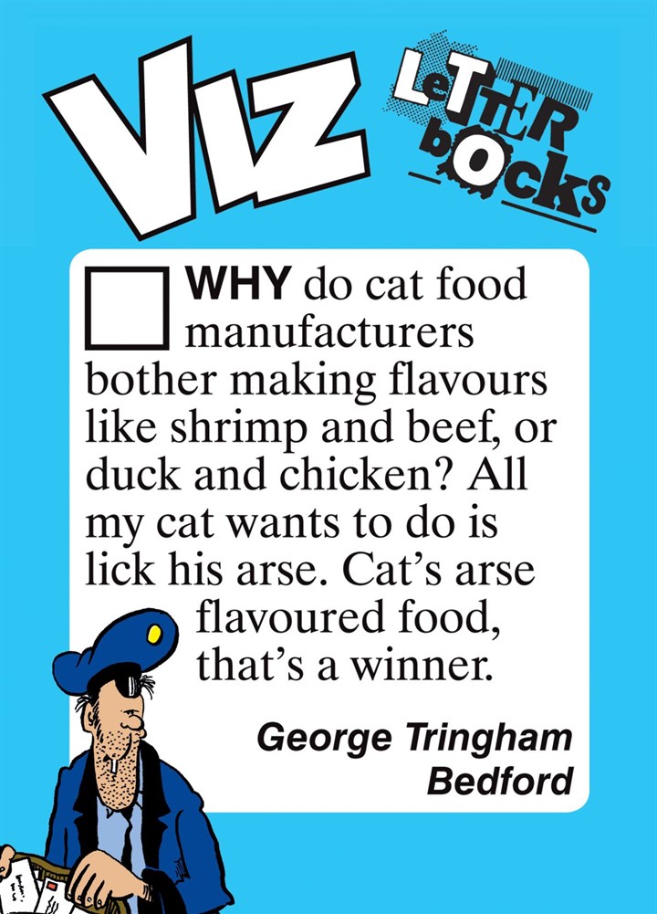 Cat Food Manufacturers Card