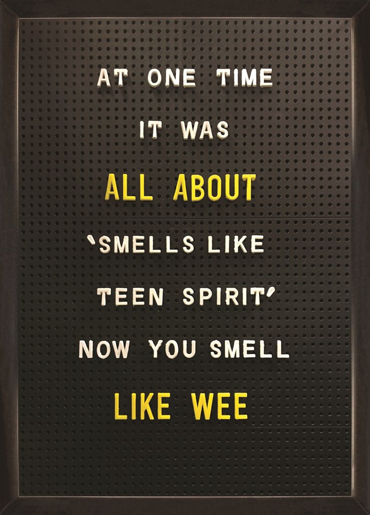 Smell Like Wee Card