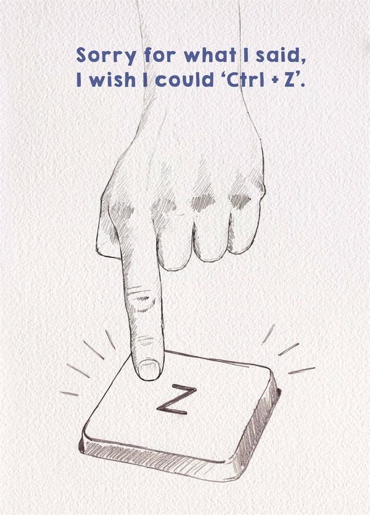 Ctrl And Z Card