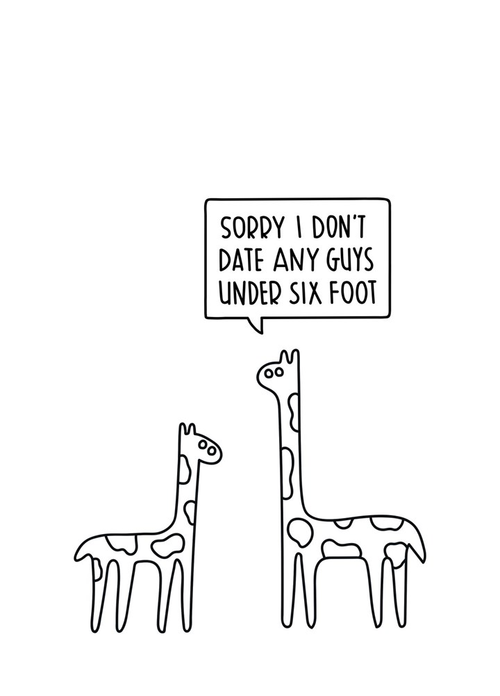 The Giraffes Card