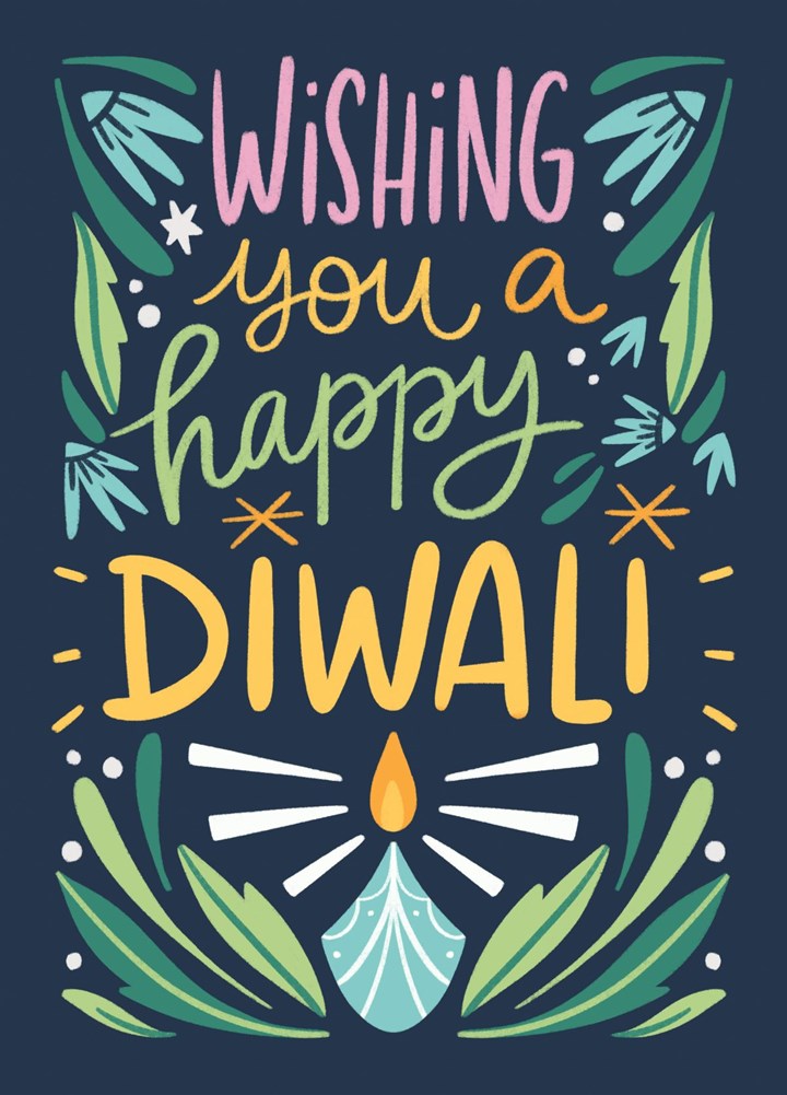 Wishing You A Happy Diwali Card