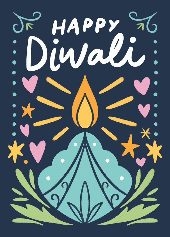 Happy Diwali_Big Diya Card