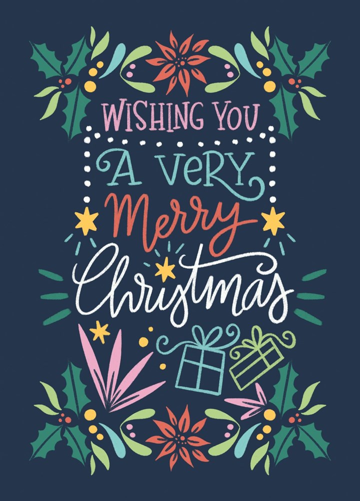 Wishing You A Very Merry Christmas Card
