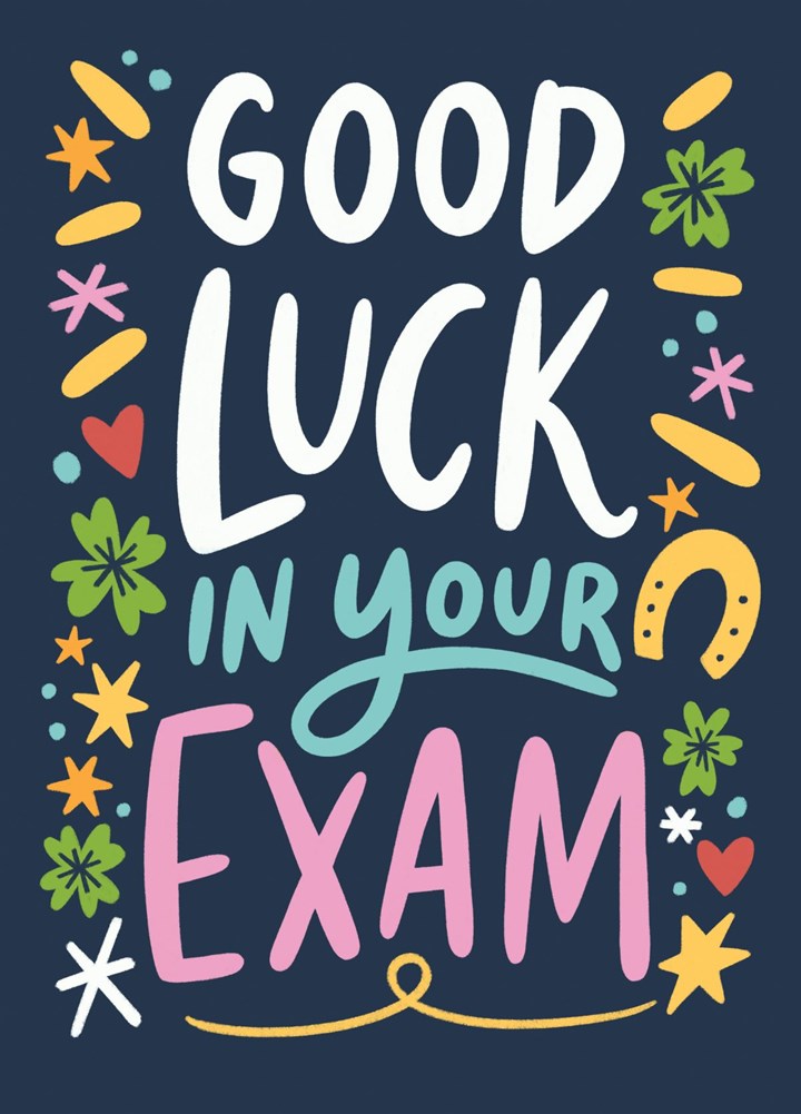 Good Luck In Your Exam Card