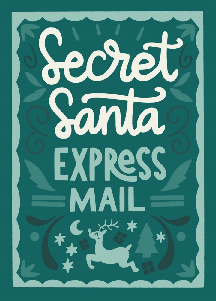 Secret Santa Express Mail Card