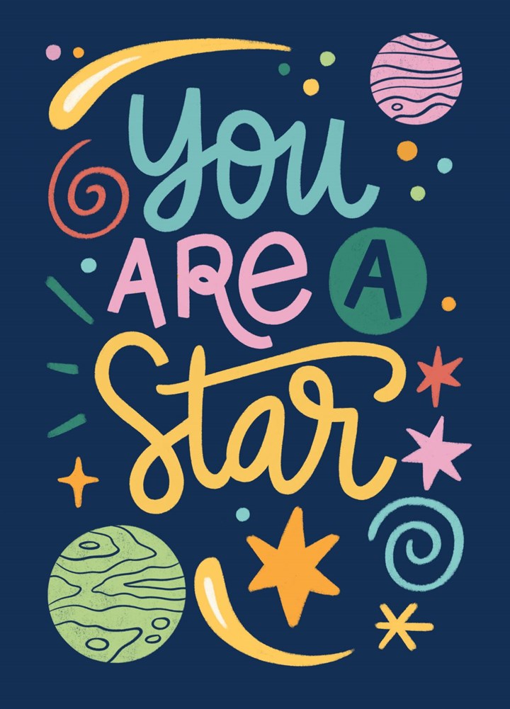 You Are A Star Card