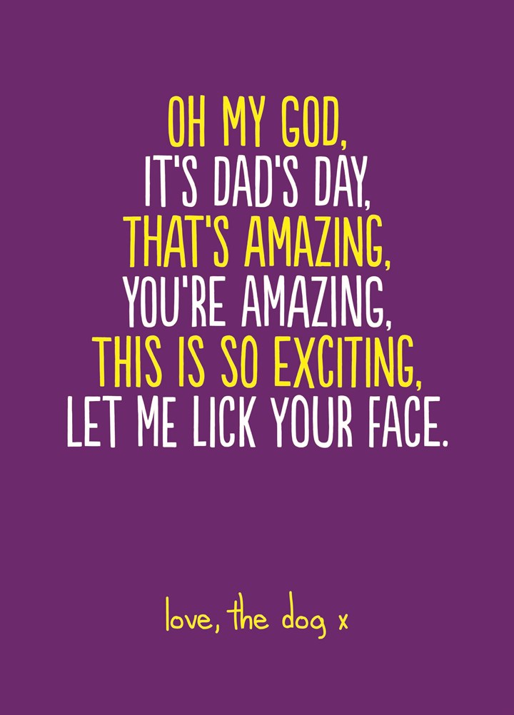 It's Dad's Day Card