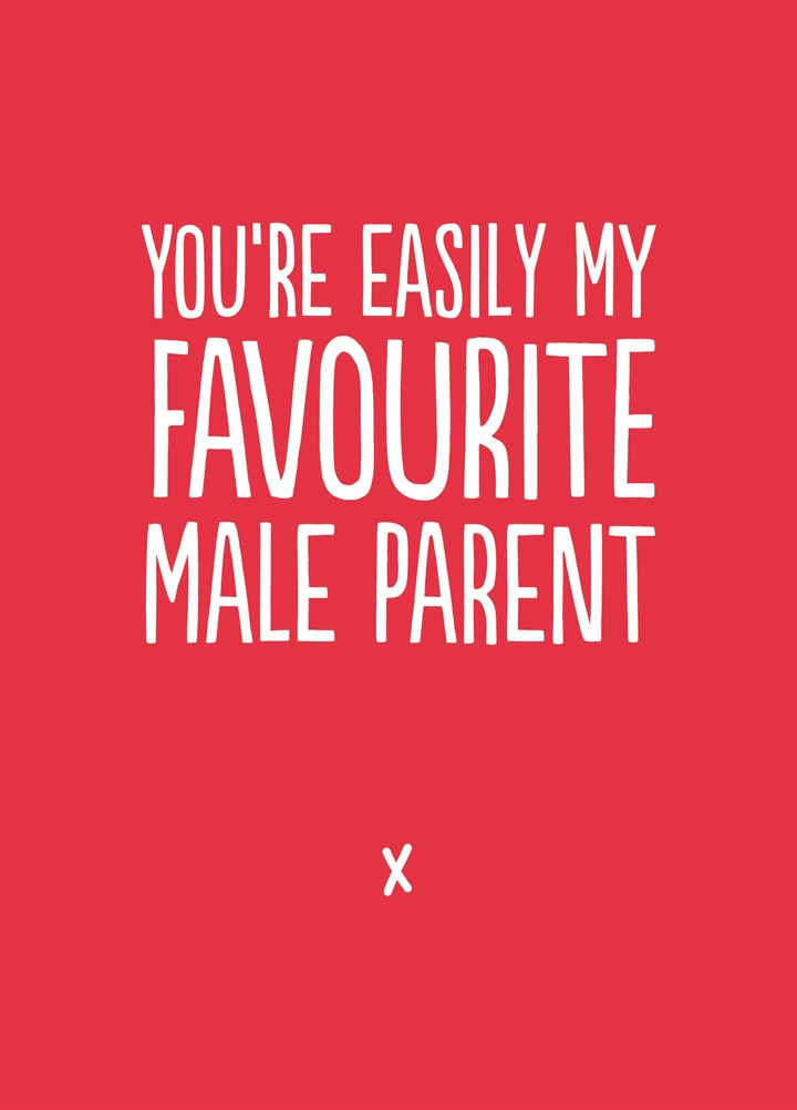 Favourite Male Parent Card