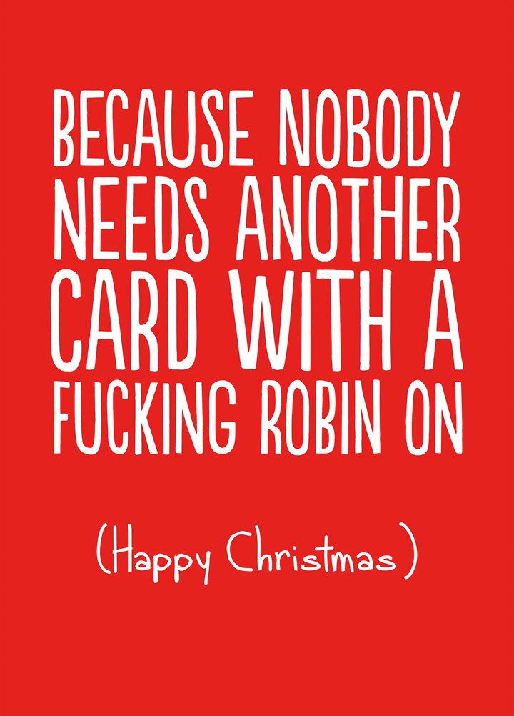 Fucking Robin Card