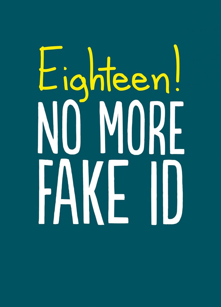 18 Fake Id Card