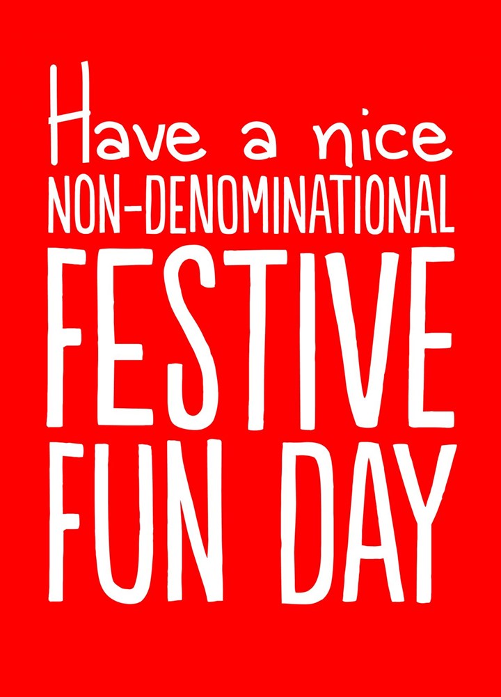 Festive Fun Day Card