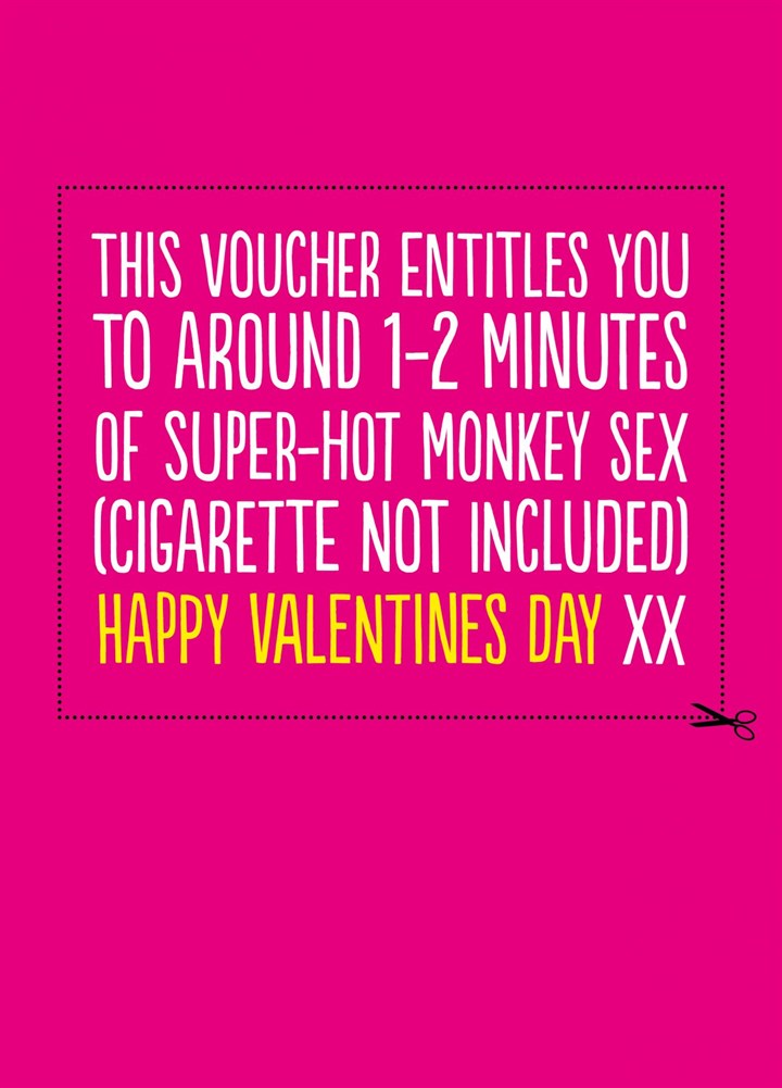 Valentine's Sex Voucher Card