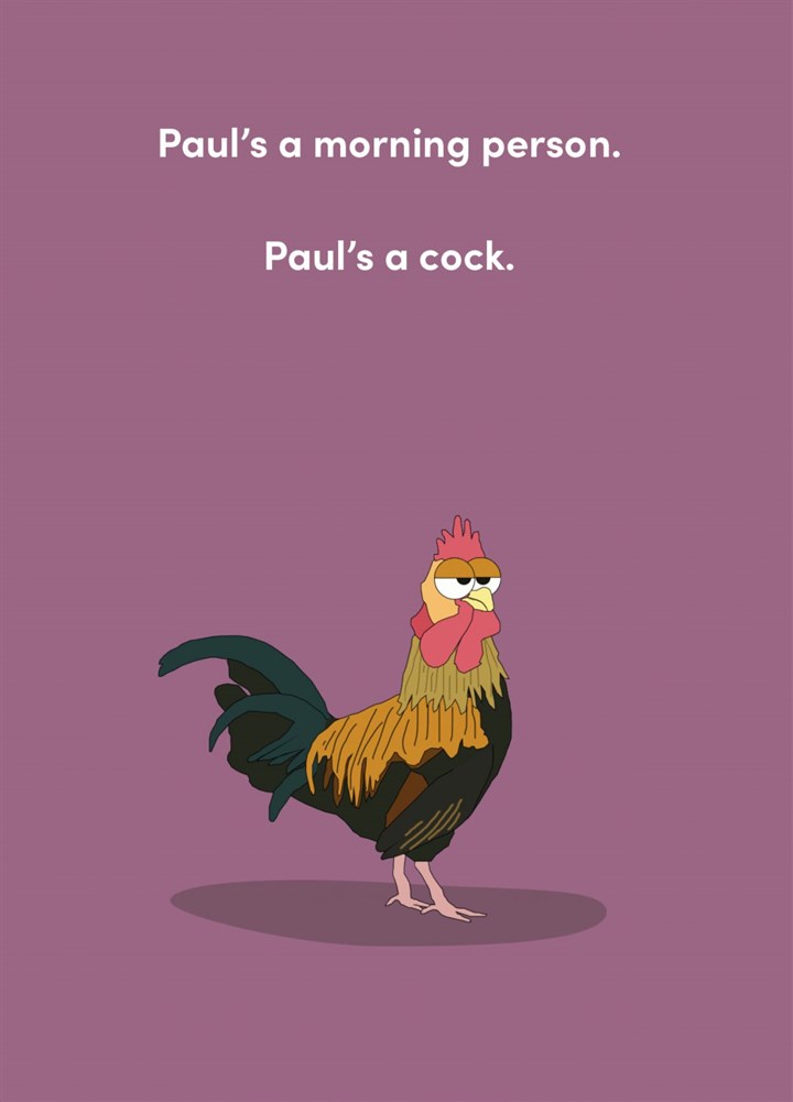 Wildlife Paul Card