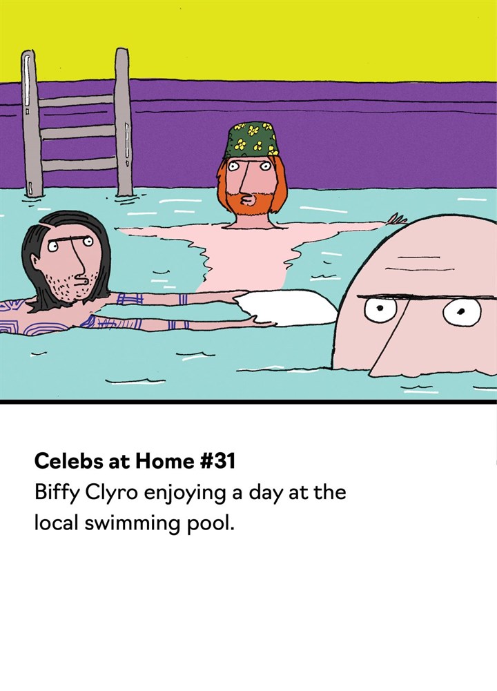 Funny Birthday Card Biffy Clyro