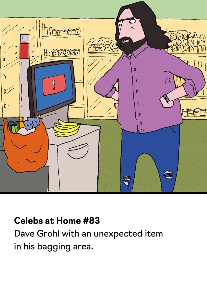Funny Birthday Card Dave Grohl