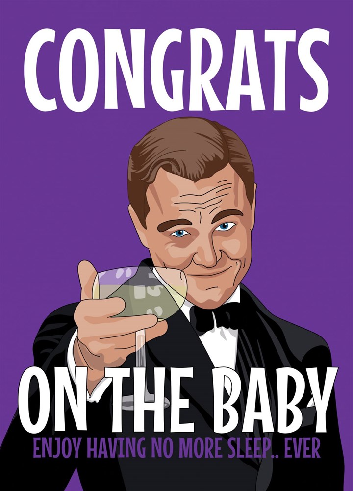 Congrats On Your Baby From The Great Gatsby Card
