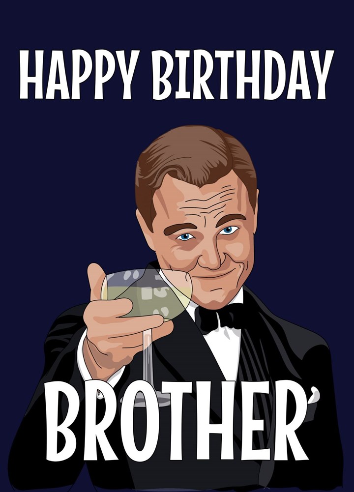 Happy Birthday Brother From The Great Gatsby Card