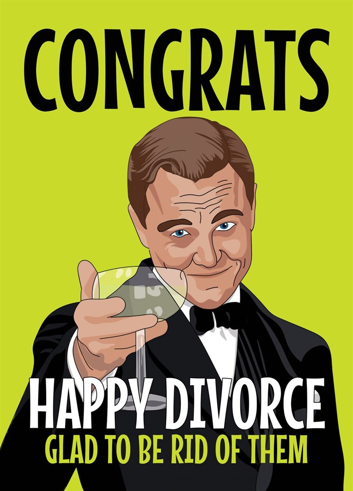 Congrats On The Divorce From The Great Gatsby Card