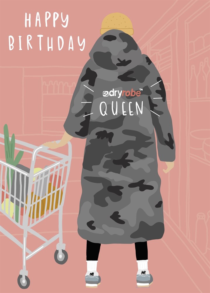 Dry Robe Queen Card