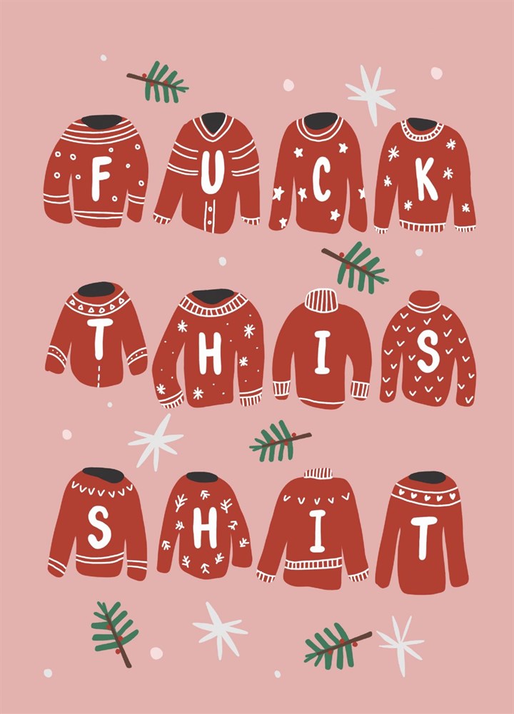 Shit Christmas Jumpers Card