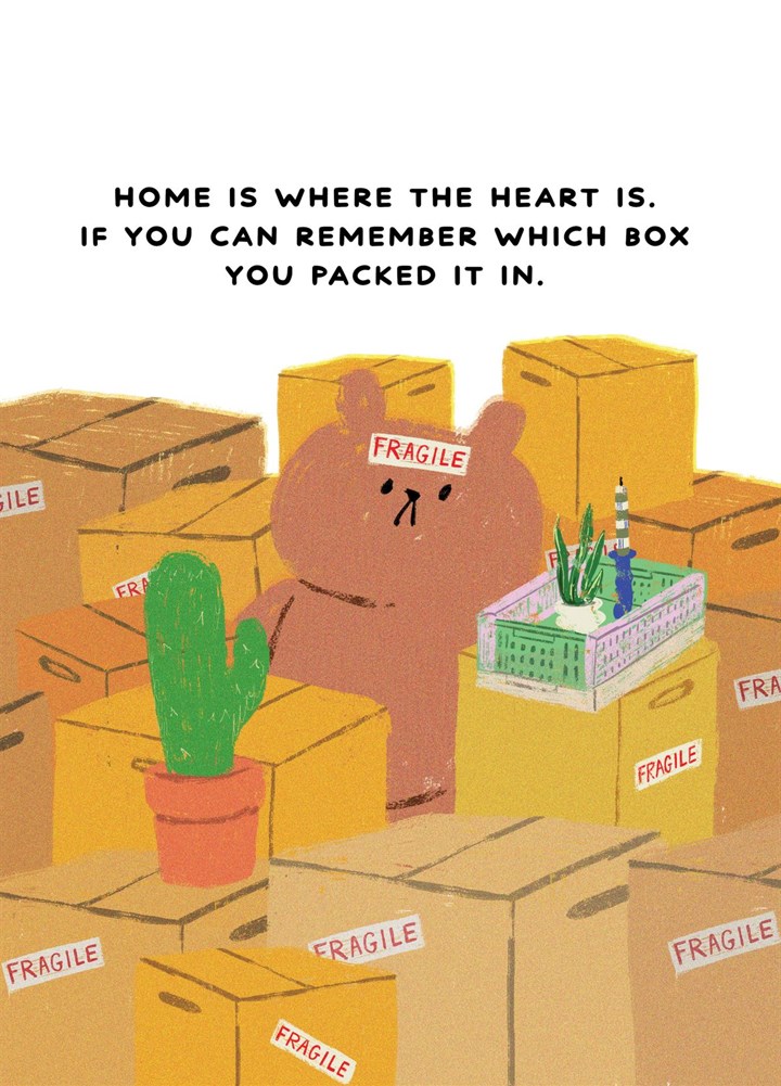 Home Is Where The Heart Is Card