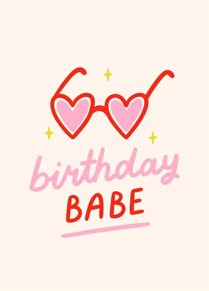 Birthday Babe Sunnies Card
