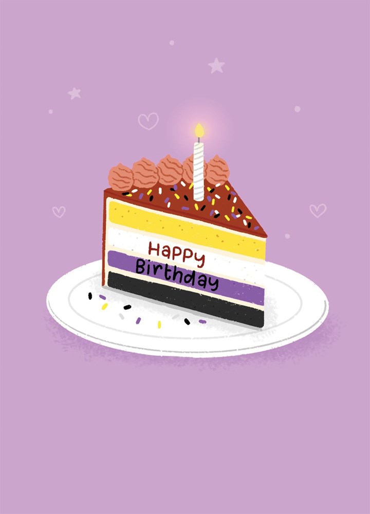 Happy Birthday - Non Binary Card