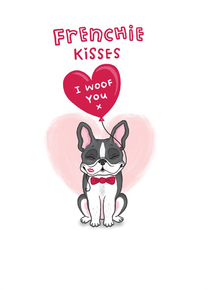 Frenchie Kisses Card