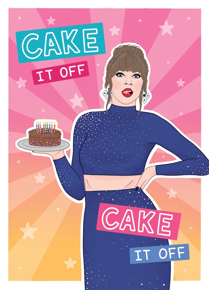 Cake It Off - Taylor Swift Card
