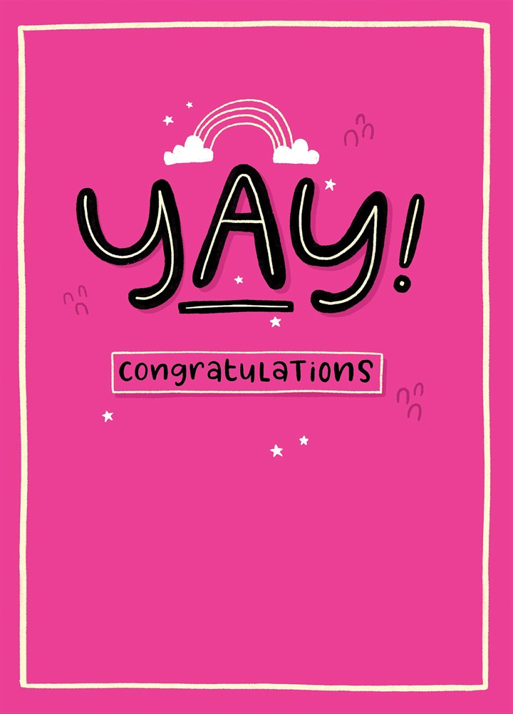 Yay Congratulations Card