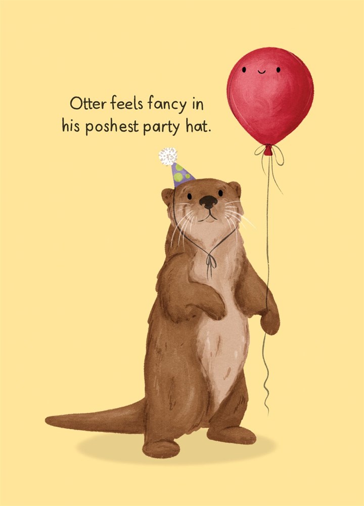 Party Otter Card