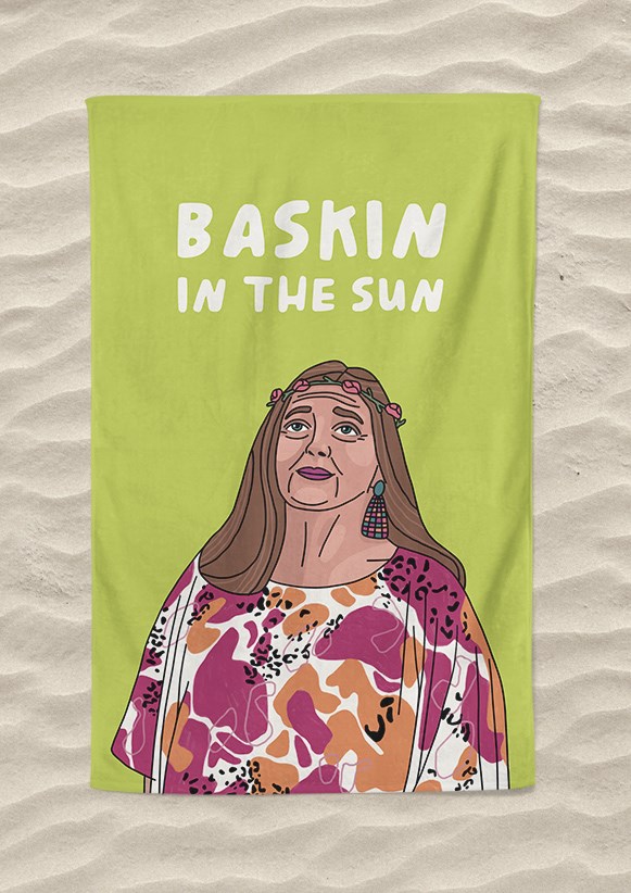 Baskin In The Sun Beach Towel