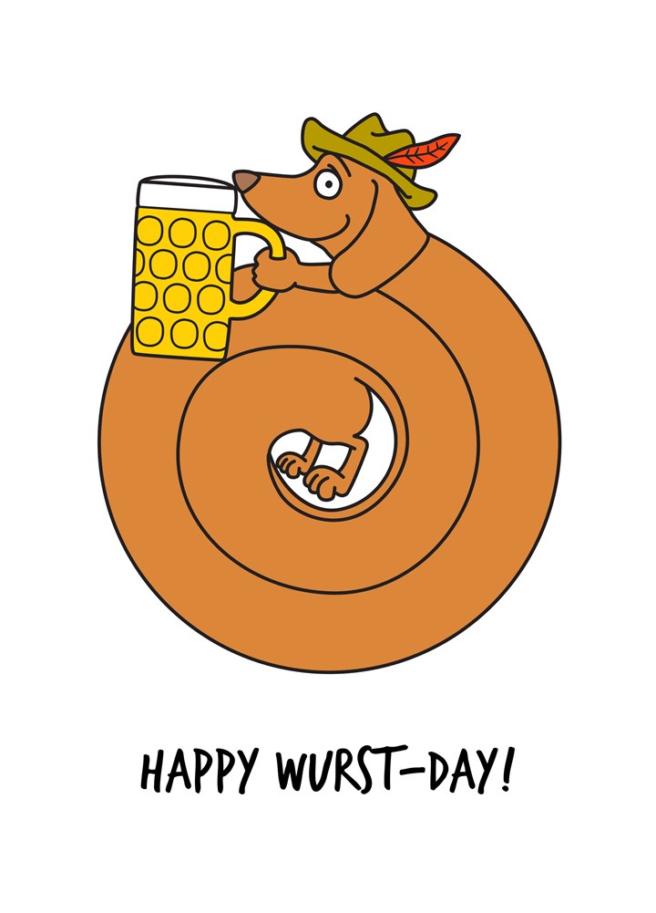 Happy Wurst-Day Card