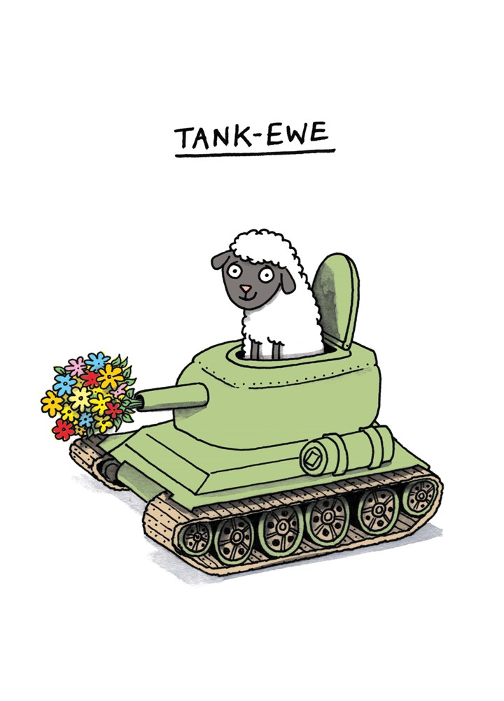 Tank Ewe Card