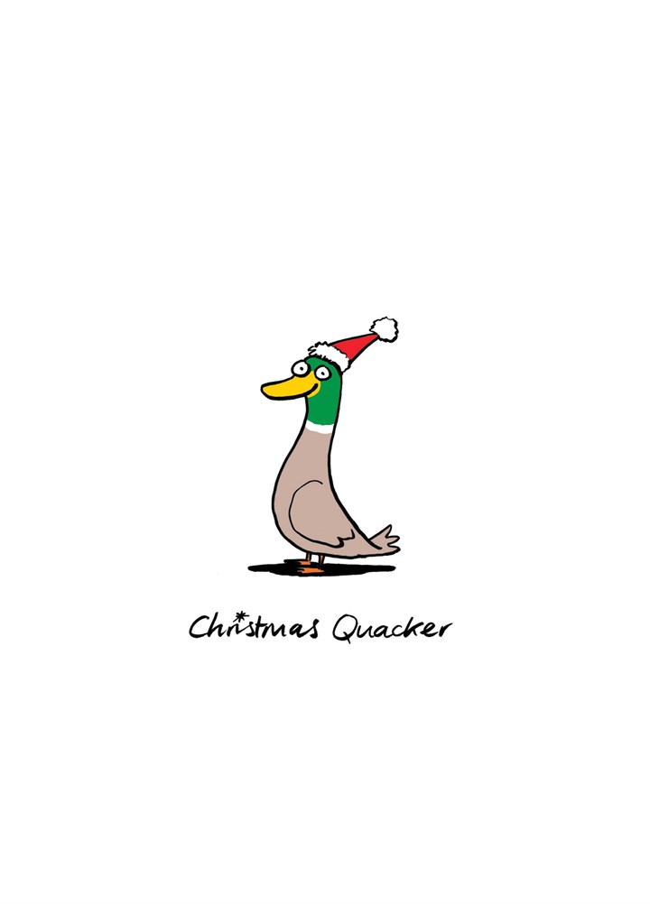Christmas Quacker Card
