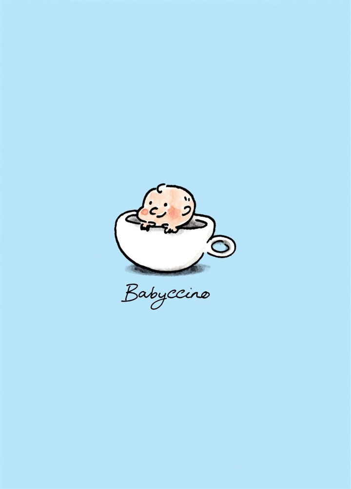 Babyccino (Blue) Card