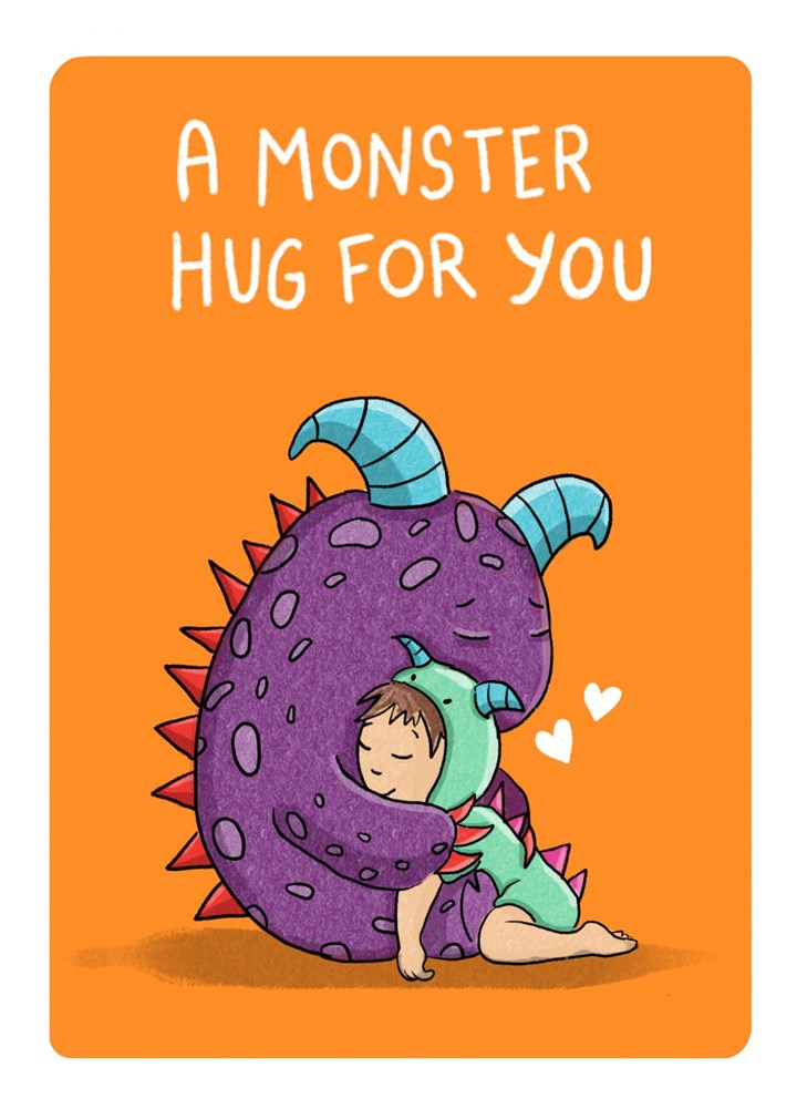 Monster Hug Card