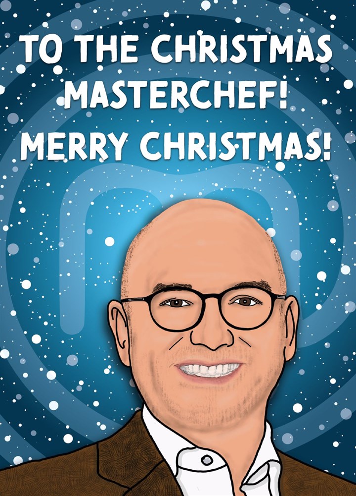The Christmas Masterchef Greg Wallace Christmas Card